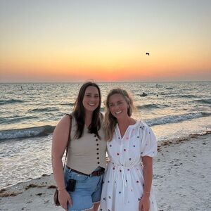 White sundress with flowers